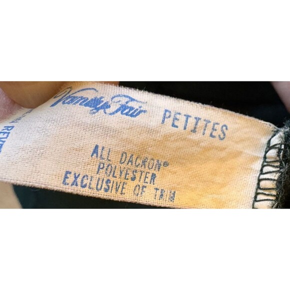 Vanity Fair House Coat Zip Bath Robe Night‎ Gown Medium Petite Green Vintage - Picture 13 of 16